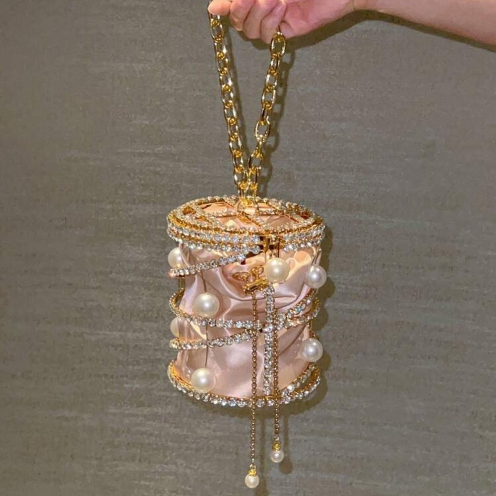 Luxury Women's Bridal Wedding Purse Party Prom Glitter Bling Rhinestone Clutches